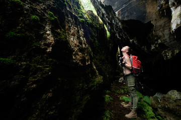 explore ancient fortress cave