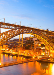 Dom Luis bridge. Porto, Portugal