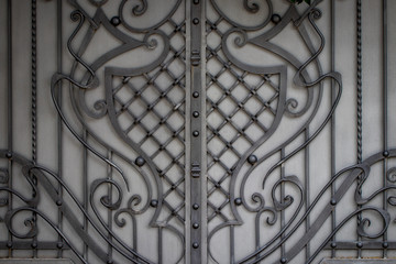 beautiful decorative metal elements forged wrought iron gates