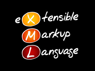 XML - eXtensible Markup Language, acronym concept