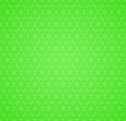 Floral seamless pattern on green background