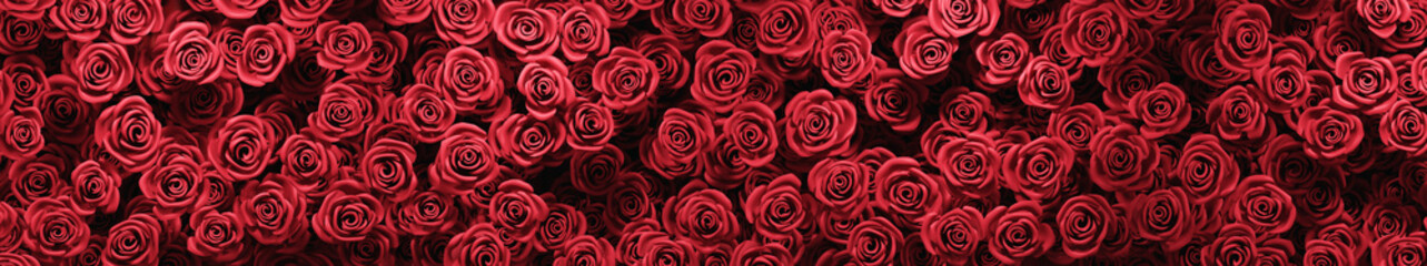 Red roses background
