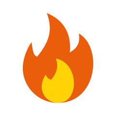 Fire Icon Vector Logo Template