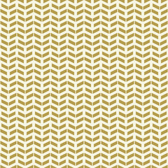 Geometric pattern with golden arrows. Geometric modern ornament. Seamless abstract background