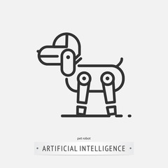 artificial intelligence icon design.