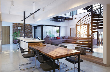 Luxury modern loft