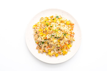 fried rice with chicken