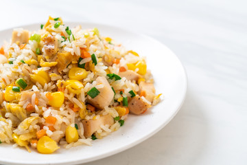 fried rice with chicken