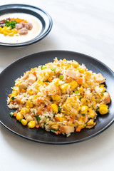 fried rice with chicken