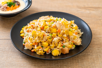 fried rice with chicken