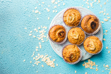 Healthy out banana muffins