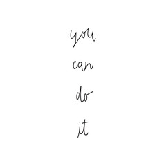 You can do it hand drawn lettering