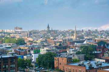 View of Upper Fells Point, in Baltimore, Maryland