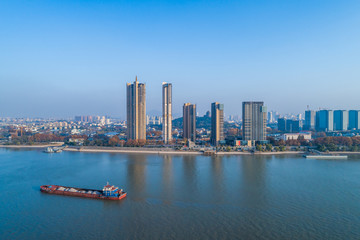 Nanjing City, Jiangsu Province, urban construction landscape