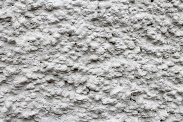 gray decorative plaster on the facade closeup
