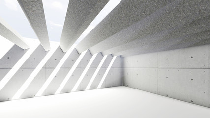 interior of building with 3D
