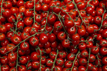Cherry tomatoes background texture pattern