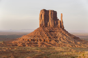 Extreme landscape of Monument Valley in Utah
