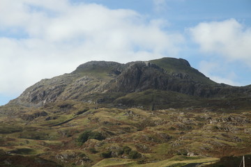 Mountain with Blue Sky