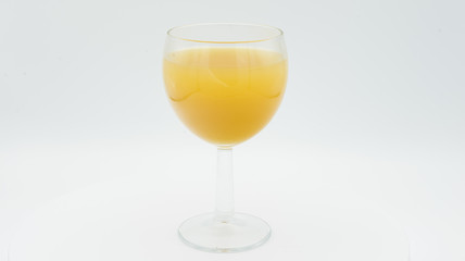 Orange juice isolated