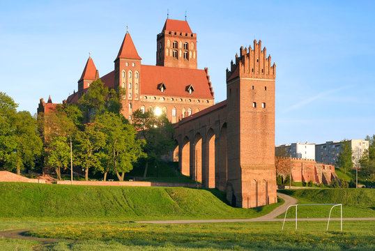 Castle and cathedral in Kwidzyn, Poland