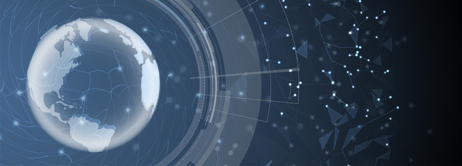 abstract futuristic fade computer technology business background