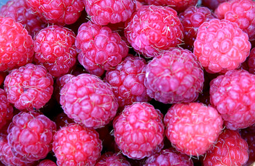 background raspberry juicy ripe flying berry texture