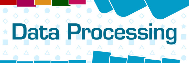 Data Processing Basic Shapes Texture Colorful Horizontal 