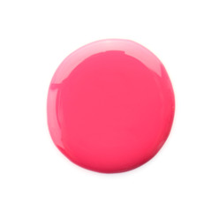 Nail polish blot on white background