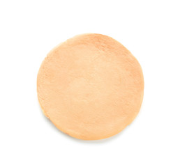 Fototapeta na wymiar Tasty pancake on white background