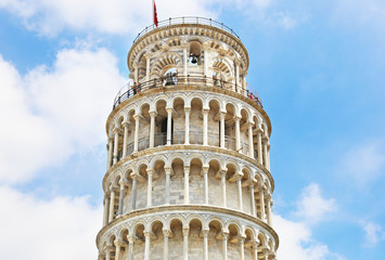 the leaning tower of Pisa Italy - famous italian landmarks