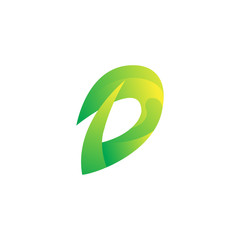 Letter D color logo