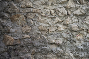 texture of an old stone near