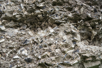 texture of an old stone near