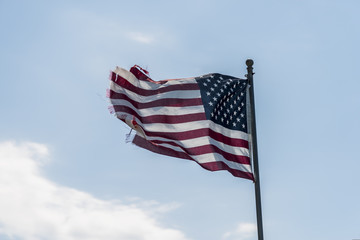 Fototapeta premium American flag waving