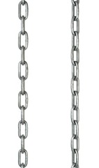 Steel chains hanging