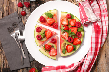 watermelon with fruits