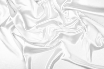 white satin fabric texture background