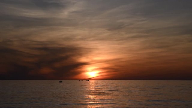 Sunrise beach in My khe beach Dn nang Vietnam