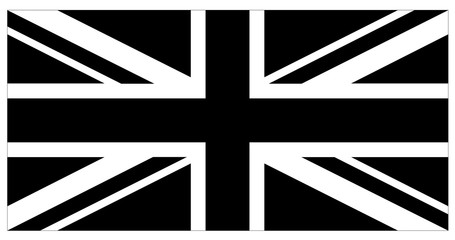 Black flag of United Kingdom