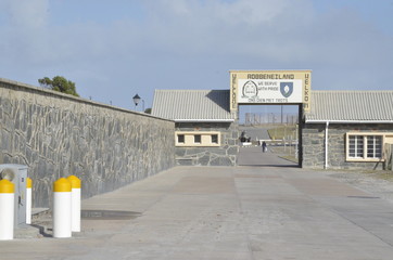 Entrance to Robben Island, Western Cape, South Africa - obrazy, fototapety, plakaty