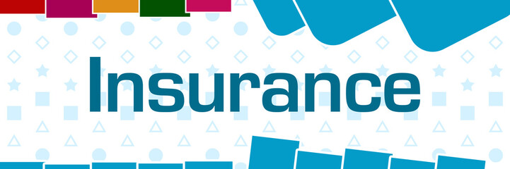 Insurance Basic Shapes Texture Colorful Horizontal 