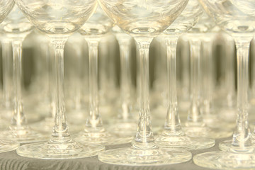 Empty Water Goblets
