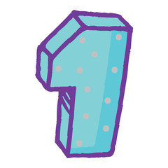 number icon image