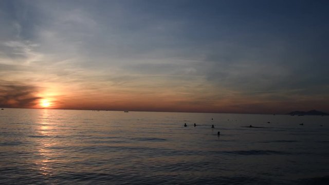 Sunrise beach in My khe beach Dn nang Vietnam