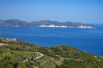 Naklejka na ściany i meble Kefalonia Island Beaches and Landscapes all around of Greece