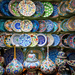 Obraz premium Turkish ceramics on the market
