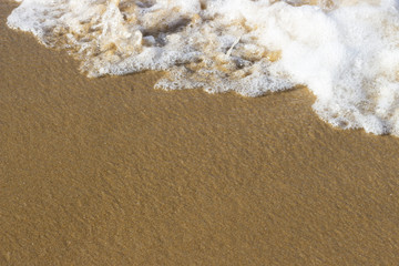 golden sea sand, sea, texture, background, close-up, copy space, top view