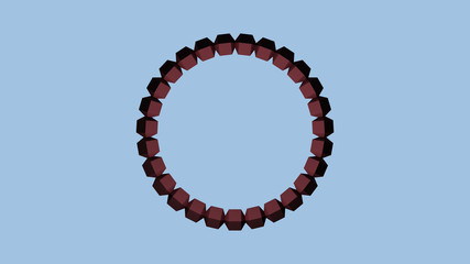 Creative Beads in Circle