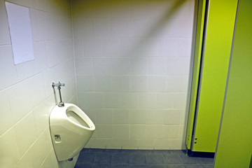 Urinals for male to pee in the toilet or rest room